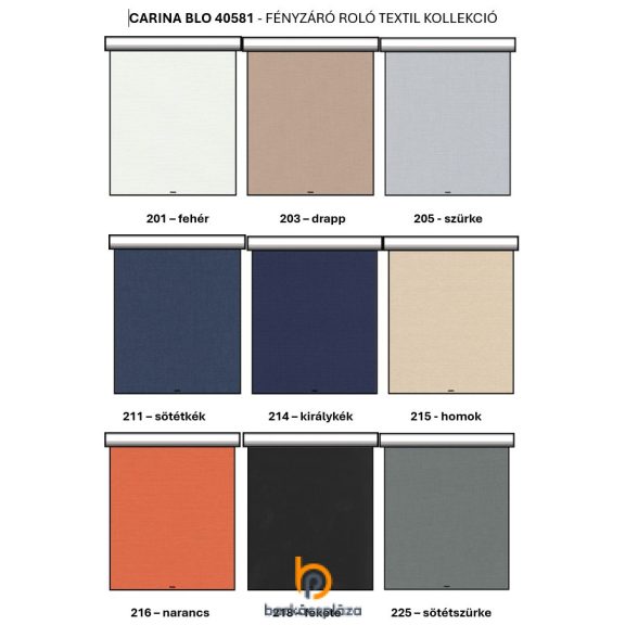Tetőablak roló falcba szerelt fényzáró textillel Hungvelux ablakra