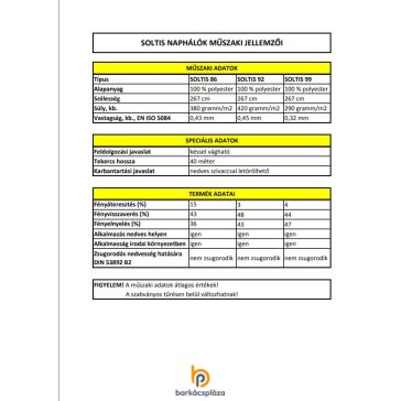 Napháló textil Soltis 