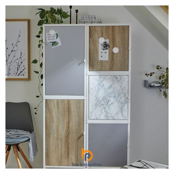 Öntapadós fólia Platino inox ezüst 90 cm 