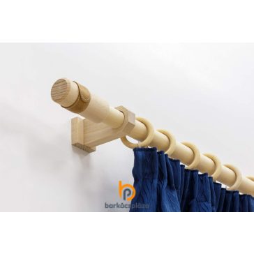 Fa karnisszett 1 soros Natural 250 cm