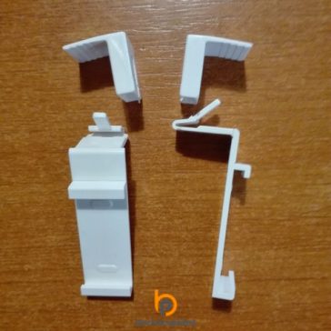 Tartókonzol fúrásmentes, mini rolóhoz 2 db/csomag