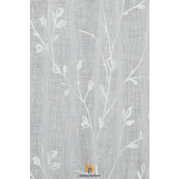   Vitrázsfüggöny Stickerei hímzett 140 x 45 cm natúr színű