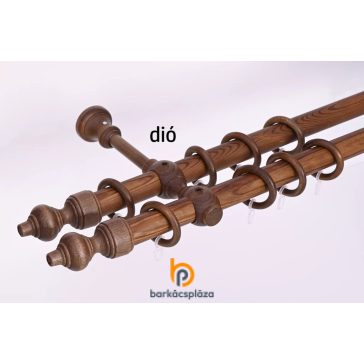 Fa karnisszett Filigrano 2 soros D28 mm 300 cm 3 féle szín