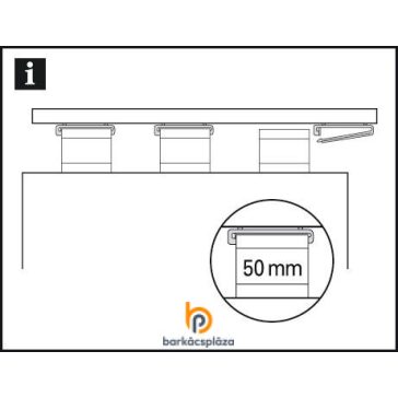 Füles függöny csúszka 10 db/csomag