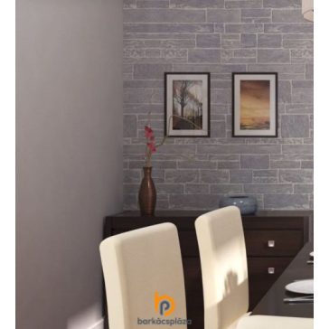   Rusztikus szürke kő kőmintás táblás falburkoló panel 2,98 m2 P184