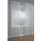 Készfüggöny áttetsző Crash voile 135 x 245 cm fehér színű 