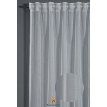   Készfüggöny áttetsző Crash voile 135 x 245 cm fehér színű 