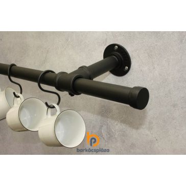 Végzáró Indrustrial Home D25 mm 2 db/csomag fekete