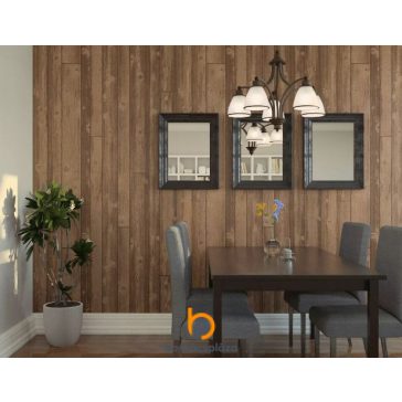   Barna deszka famintás táblás falburkoló panel 2,98m2 P171