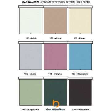Fényáteresztő textil Carina 40570 