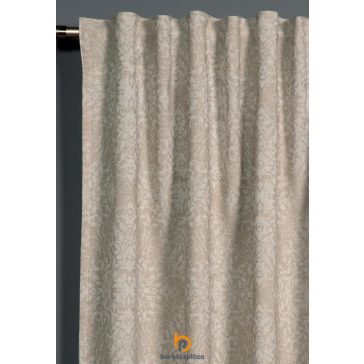 Készfüggöny Jaquard 140 x 245 cm bézs színű 