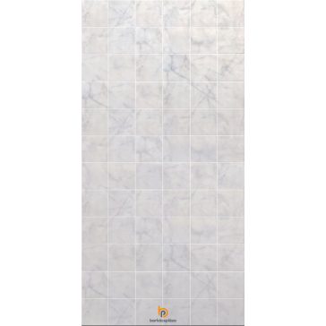   Fehér márvány 20x20 cm csempemintás vízálló falburkoló panel 2,98 m2 P710 