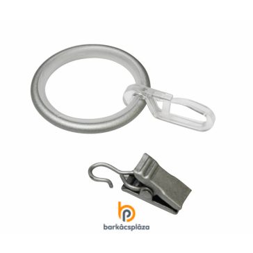 Függönykarika Indrustrial Home D25 mm 10 db/csomag ezüst