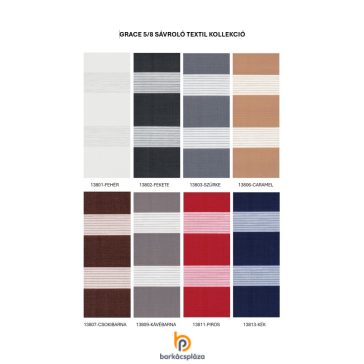 Sávroló textil Grace 5/8