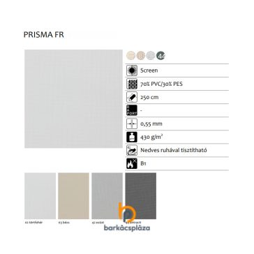 Roló textil Prisma FR