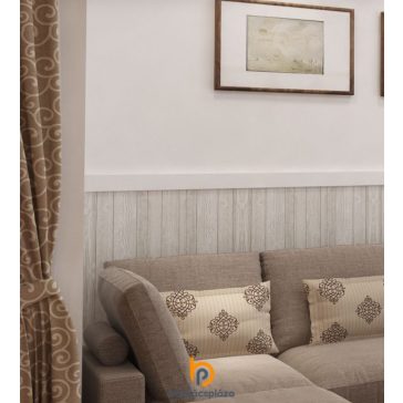   Fehér deszka famintás táblás falburkoló panel 2,98m2 P170