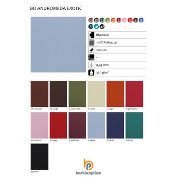 Roló textil BO Andromeda Exotic