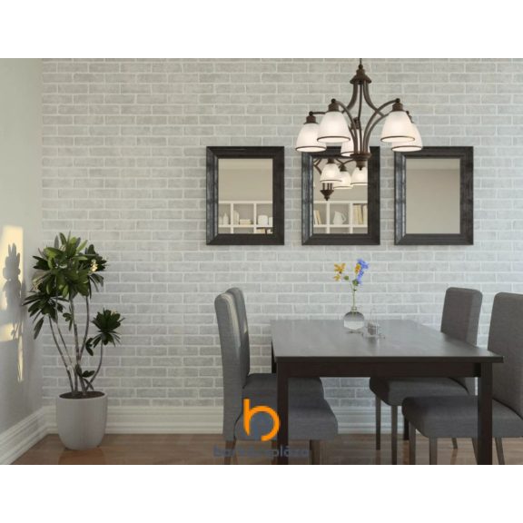 Fehér tégla mintás táblás falburkoló panel 2,98 m2 P287