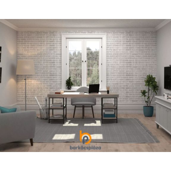 Fehér tégla mintás táblás falburkoló panel 2,98 m2 P287