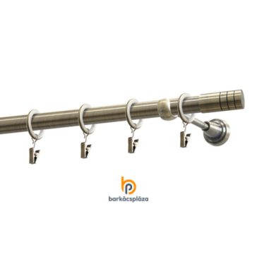 Fém karnisszett 1 soros 19 mm Henger 160 cm antik réz