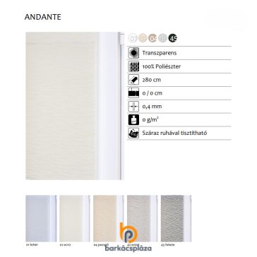 Roló textil Andante
