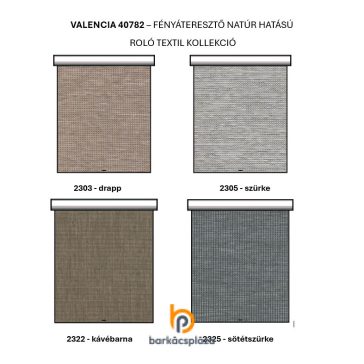 Fényáteresztő dekor textil Valencia 40782 