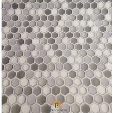 Ceramics hexagon szürke csempe tapéta