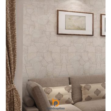   Hasított kő fehér kőmintás táblás falburkoló panel 2,98 m2 P167