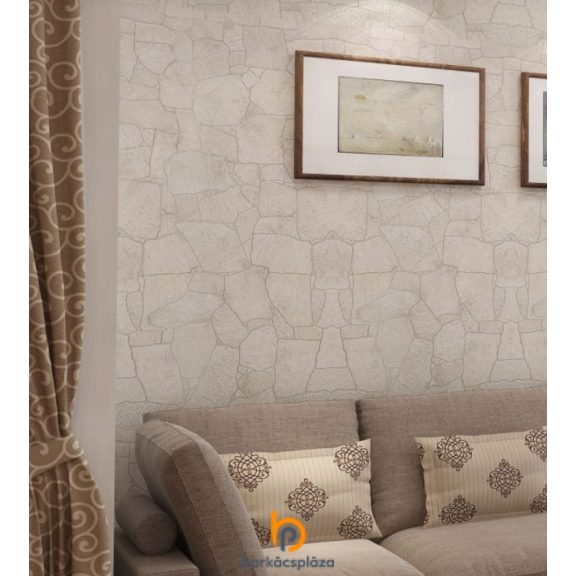Hasított kő fehér kőmintás táblás falburkoló panel 2,98 m2 P167