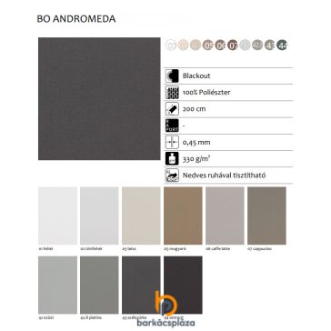 Roló textil BO Andromeda