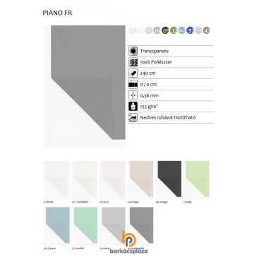 Roló textil Piano FR