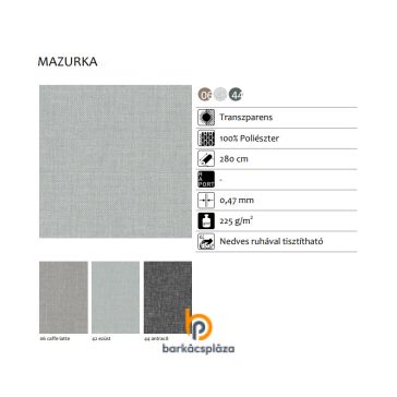 Roló textil Mazurka