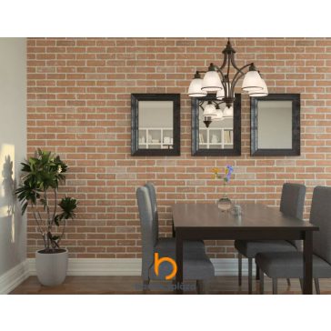   Vegyes tégla mintás táblás falburkoló panel 2,98 m2 P290