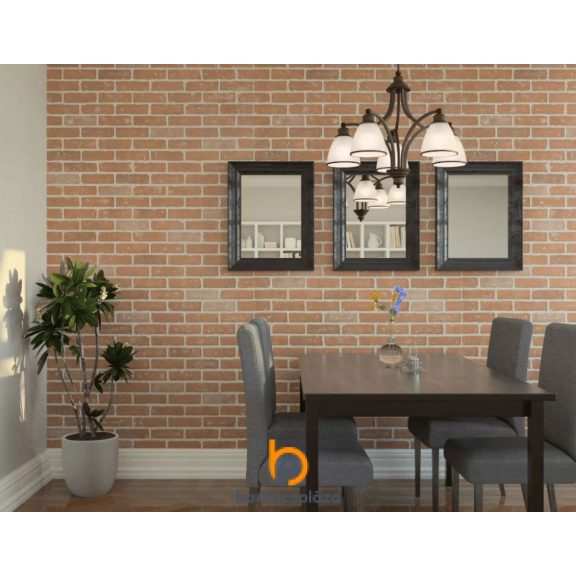 Vegyes tégla mintás táblás falburkoló panel 2,98 m2 P290