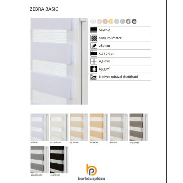 Sávroló textil Zebra Basic