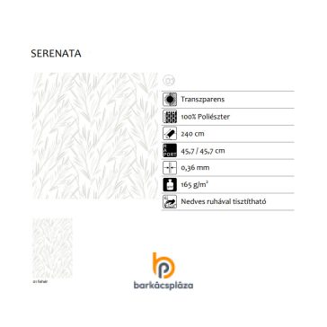 Lapfüggöny textil Serenata