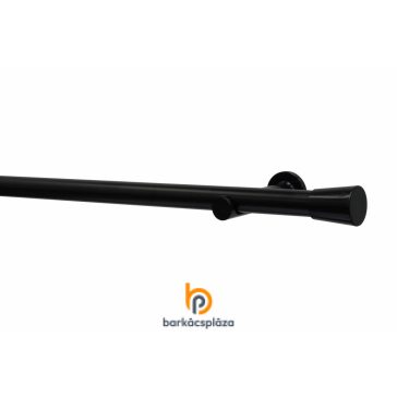 Karnisszett Korfu D28 mm fekete 240 cm