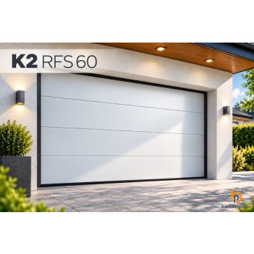 Szekcionált garázskapu K2 RFS 60