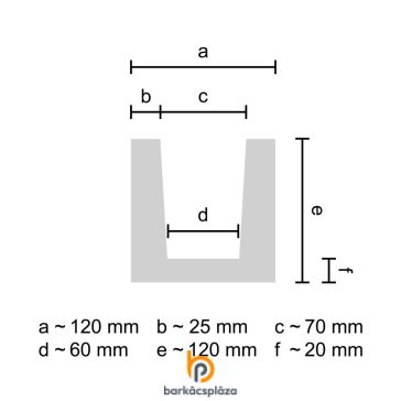Rusztikus gerenda Tirol sötét tölgy 12 x 12 cm x 2 méter