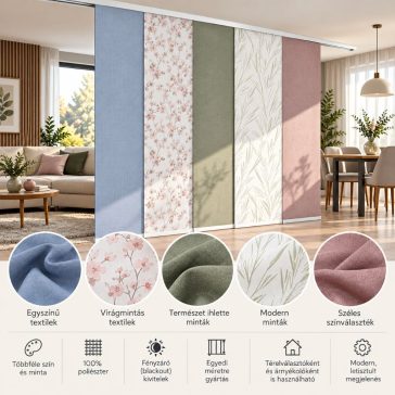 Lapfüggöny textil egyedi méretre